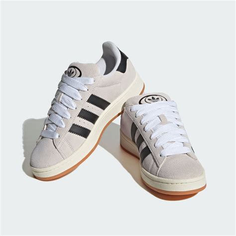 Adidas white campus shoes